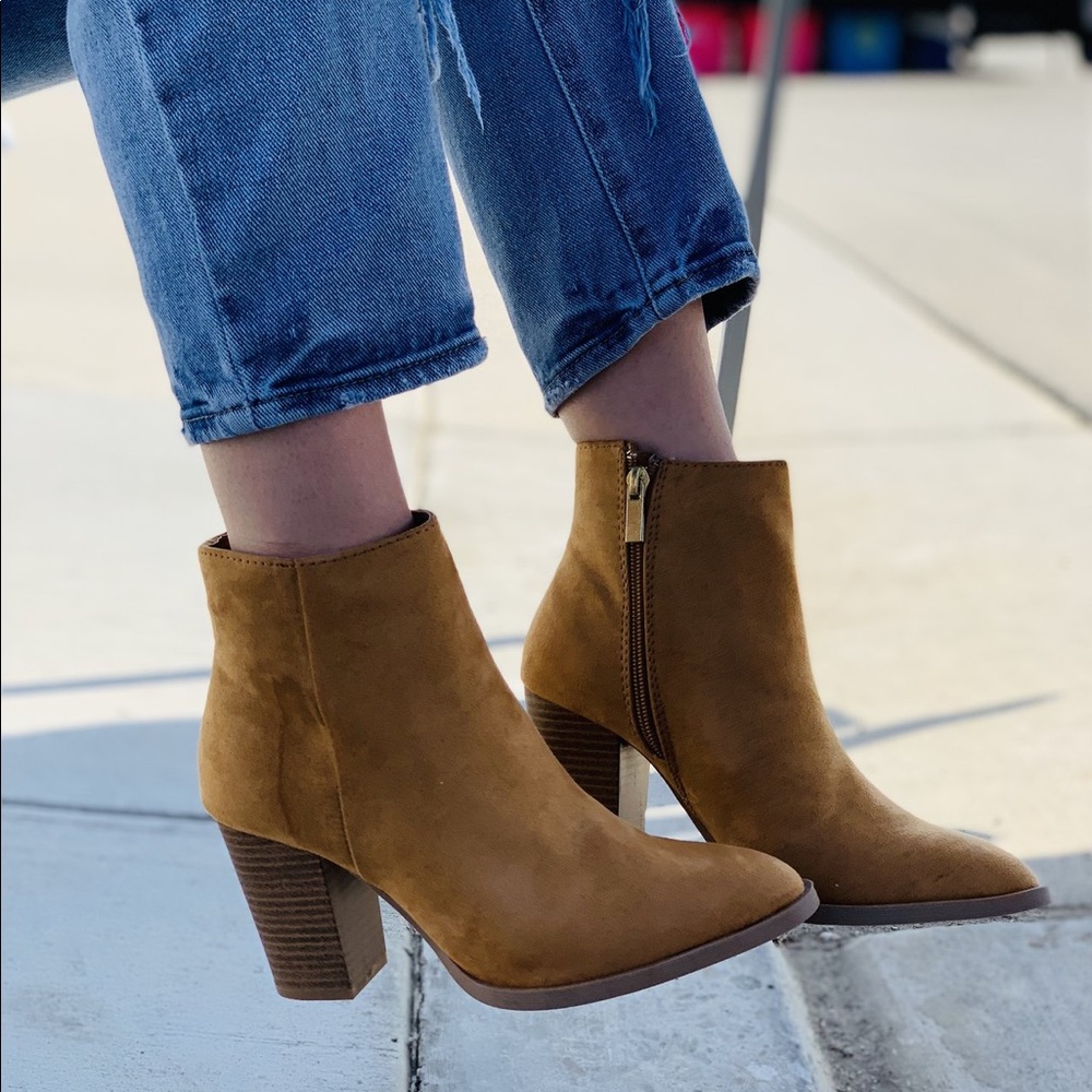 Tan Booties